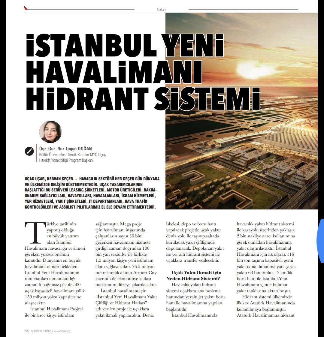 İstanbul Yeni Havalimanı Hidrant Sistemi