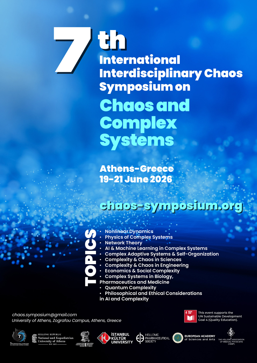 "7th International Interdisciplinary Chaos Symposium on Chaos and Complex Systems"