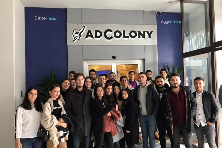 Dijital Medya ve Pazarlama Programı Öğrencileri AdColony Türkiye Ofisini Ziyaret Etti