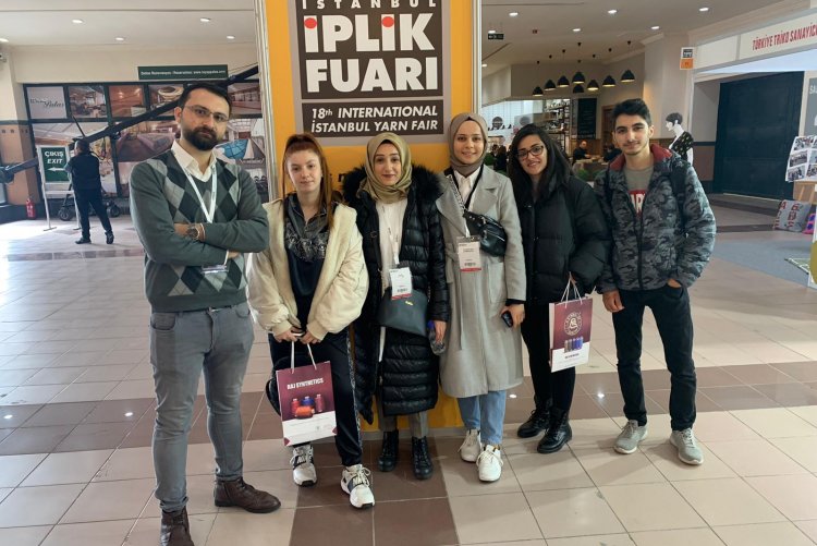 Ev Tekstili Tasarımı Programı Öğrencileri “17.  Uluslararası İstanbul İplik Fuarı”nı Ziyaret Ettiler