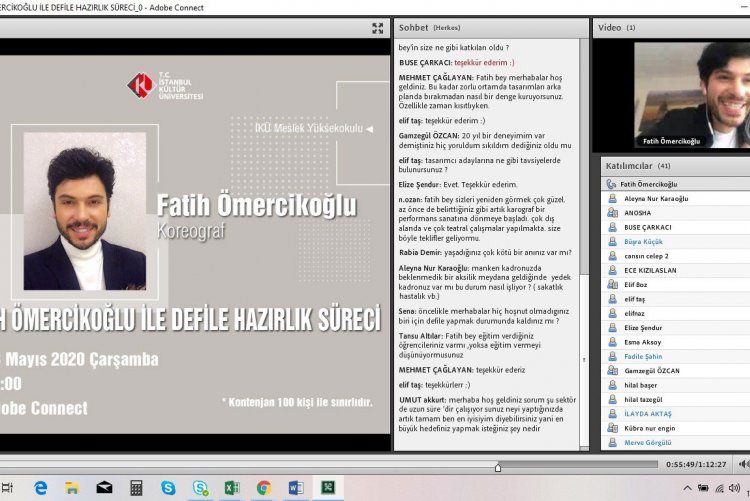 “Fatih Ömercikoğlu ile Defile Hazırlık Süreci” E-Semineri