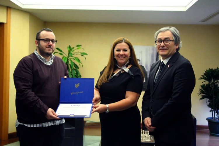 Rektörümüz Prof. Dr. Fadime Üney Yüksektepe, MEDEK Belgelerini Takdim Etti