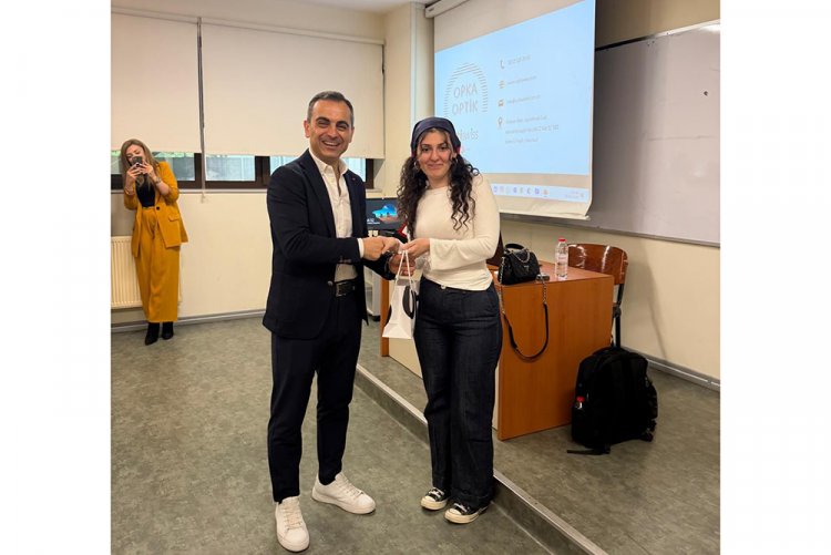 Optisyenlik Programı Öğrencileri ile Optiswiss Firması Yetkilileri Bir Araya Geldi