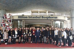 Turizm ve Otel İşletmeciliği Programı Öğrencileri Hilton İstanbul Bosphorus’u Ziyaret Ettiler