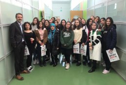 Cağaloğlu Mesleki ve Teknik Anadolu Lisesi Öğrencileri İKÜ MYO’da Derse Girdiler